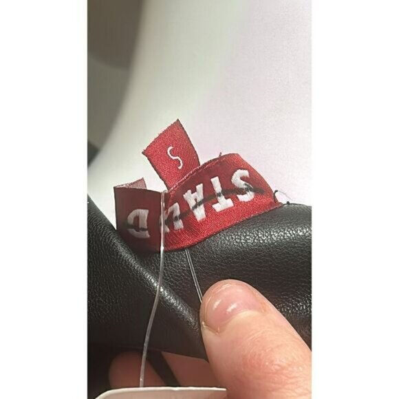 Staud Jay Black Polo Mini Dress Size Small - Picture 8 of 13